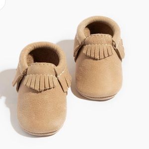 Freshly Picked Tan Baby Moccasins